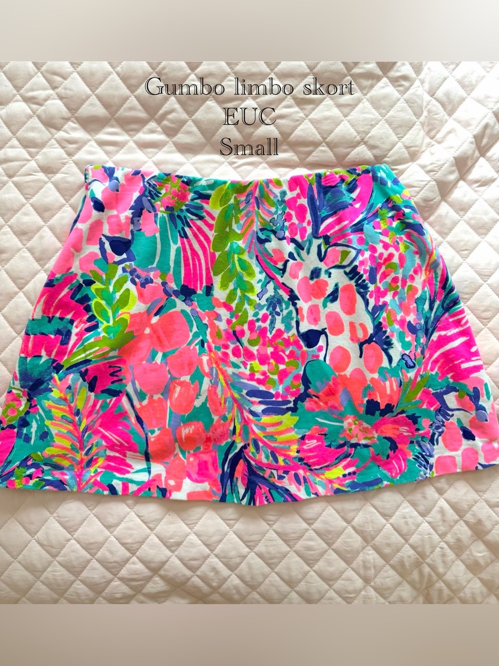 Lilly Pulitzer Gumbo Limbo Floral Skort in Pink, Green, Blue